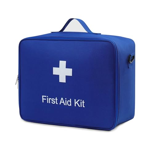 MGizo DtiSpectrum メディカルポーチ お薬収納ポーチ ショルダーストラップ 取り外し可能 救急パック 医療ポーチ 救急用品入れ 大容量 薬箱 応急処置 ハンドル付き 家庭用医療バッグ アウトドア 緊急 防災 1枚目 画像