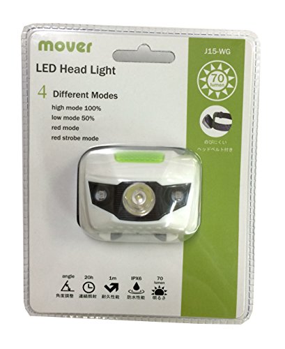 WOODMAN(ウッドマン) mover LEDヘッド ライトホワイトグリーンWG 画像1