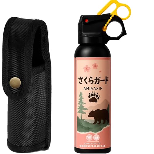 防熊スプレー 270ml 最大9m対応熊撃退スプレー 屋外活動・家庭防護 携帯 1枚目 画像