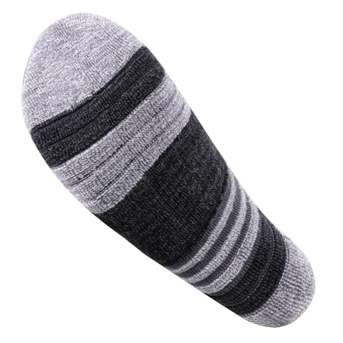 [YUEDGE] 靴下 メンズ 厚手 ソックス スポーツ 登山用 アウトドア トレッキング ウォーキング 抗菌消臭 吸汗速乾 5足セット 最後 画像