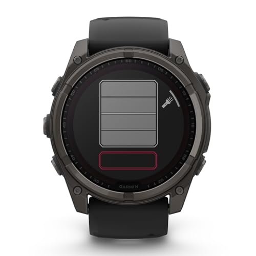 ガーミン(GARMIN) フラッグシップモデル fenix 8 Sapphire Dual Power 51mm Ti Carbon Gray DLC/Black マルチスポーツGPSウォッチ【太陽光充電】【ロングバッテリー】【睡眠計測】 【ランニング・ゴルフ・登山・サイクリング等30種類以上対応】【Android/iOS対応】【Suica機能搭載】【ビジネスシーンもOK】【日本正規品】 中間 画像