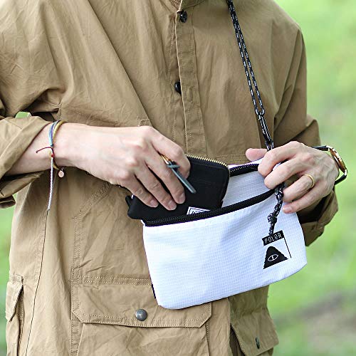 POLeR サコッシュ STAFFABLE CAMP POUCH 累計販売1800個突破 多ポケット リップストップ素材 軽量 アウトドア・フェス・旅行用 最後 画像