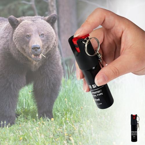 【クマを撃退するスプレー】 ONE STEP 熊よけスプレー 20秒連続噴射 護身用グッズ 防犯グッズ 小型 キャンプ ハイキング 【1本】 1枚目 画像