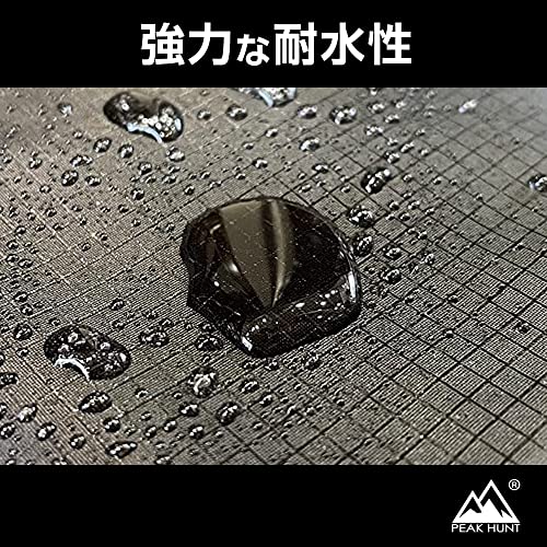 サコッシュ(マチ付) 撥水 防水 超軽量 メンズ レディース 登山 トラベル ハイキング 旅行 黒 PEAKHUNT(ピークハント) 中間 画像