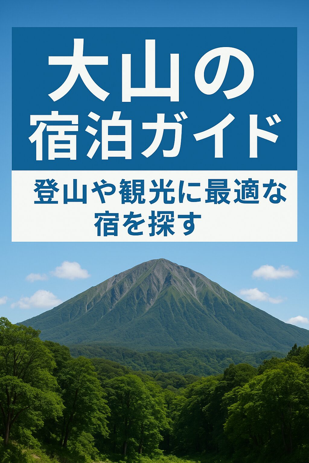 大山の宿泊ガイド｜登山や観光に最適な宿を探す