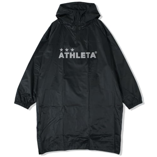 ATHLETA アスレタ JRレインポンチョ JF(ジュニアフリー) BLK 1枚目 画像