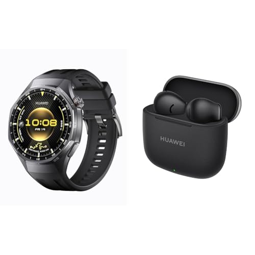 【イヤホン FreeBuds SE3】HUAWEI WATCH GT 6 Pro 46mm スマートウォッチ 1.47インチ大画面 最長21日間バッテリー サイクリング/登山/進化したゴルフナビ スポーツモード100種類以上 GPS搭載 心電図分析 健康/情緒モニタリング iOS/Android対応 ブラック+HUAWEI FreeBuds SE 3 ワイヤレスイヤホン ブラック 1枚目 画像