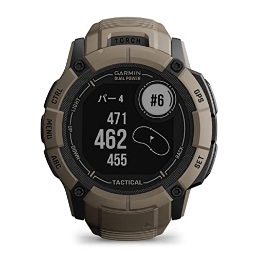ガーミン(GARMIN) Instinct 2X Dual Power Tactical Edition Coyote Tan タフネスGPSスマートウォッチ Suica対応 防水 防塵 耐熱 ストレス値 心拍数 登山【日本正規品】 中間 画像