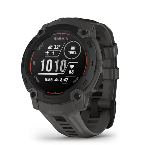ガーミン(GARMIN) Instinct E 45mmサイズ Black Bezel with Charcoal Band 010-02933-12 【ランニング・ゴルフ・登山・サイクリング等30種類以上対応】【Android/iOS対応】【Suica機能搭載】【ビジネスシーンもOK】【日本正規品】 画像1