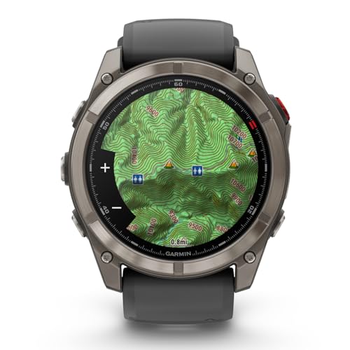 ガーミン(GARMIN) fēnix 8 Pro Sapphire AMOLED 51mm Ti/Graphite【日本正規品】 中間 画像