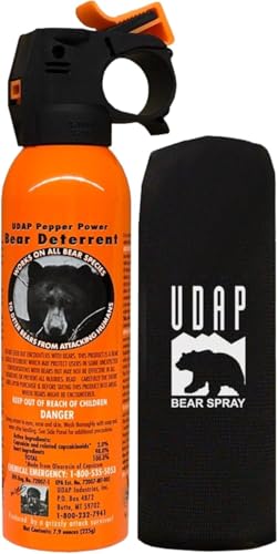 EPA認証済み UDAP 熊撃退スプレー ホルスター付 (アメリカ森林警備隊採用品)正規輸入品 熊スプレー 業務用 自治体導入 法人 1枚目 画像