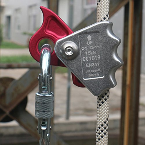 Perfeclan 登山 ロープグラブ ロープグラブ 合金 15KN 全3種, 9-12mmロープにフィット 中間 画像