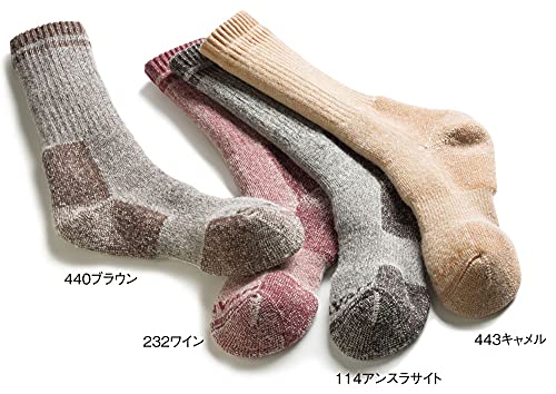 [Caravan(キャラバン)]ソックス 0142003 メリノウール_パイルソックス レディース 232(ワイン) 日本 M(24.0-26.0cm) (日本サイズM相当) 最後 画像