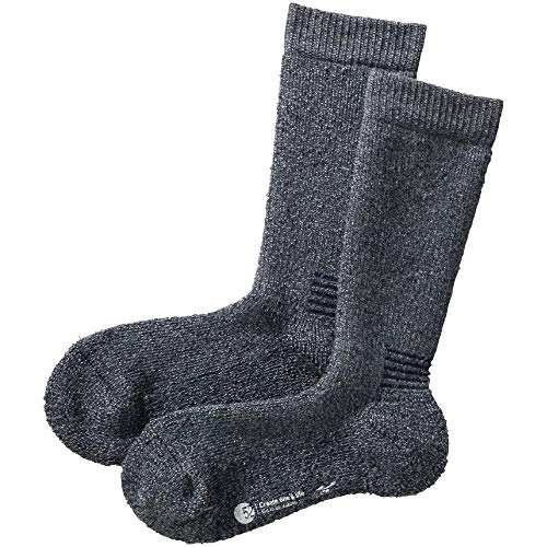 [ミズノ] アウトドアトラベルウェア ブレスサーモウール 極厚ソックス Go to by mizuno B2JX9504 メンズ ネイビー 日本 25-27 (日本サイズL相当) 画像1