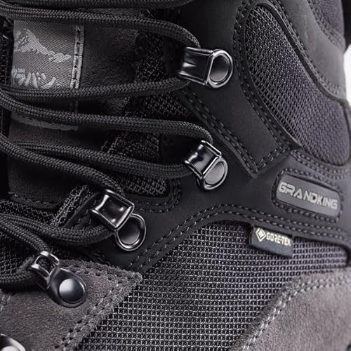 [グランドキング] ハイキングシューズ 11897 GK8X FFF 191(ブラック／グレー) 23.0 cm 中間 画像