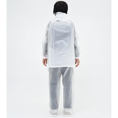 [アクチュアルプロダクツ] レインコート EVAレインコート キッズ 03001082 クリア 130ｃｍ 中間 画像