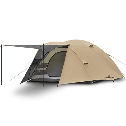 PYKES PEAK (パイクスピーク) テント 4人用 5人用 6人用 ファミリー トンネル 前室付き 広い 大人数 大型 インナーサイズ3m×3m キャンプ 1枚目 画像