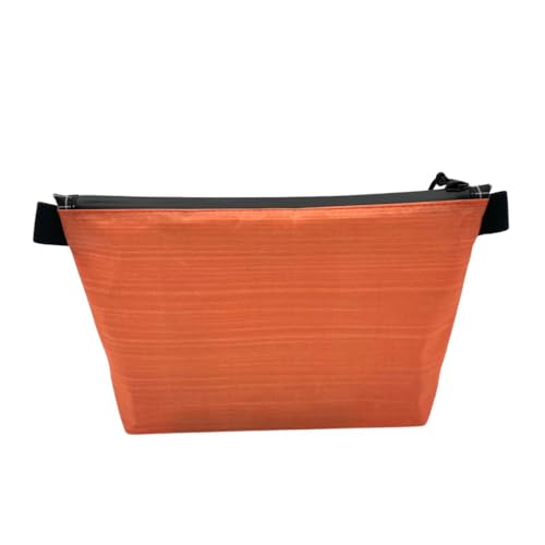 ダイニーマ ポーチ 防水 小物入れ ガジェットポーチ 登山 DCF キューベンファイバー ハイブリッド (ブレイズオレンジ, M) 画像1