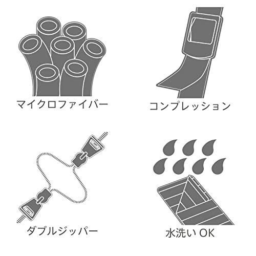 BUNDOK(バンドック)マミー型 シュラフ BDK-61 寝袋 適応温度-5℃ キャンプ 長さ220cm 幅90cm サンドベージュ シングル 中間 画像