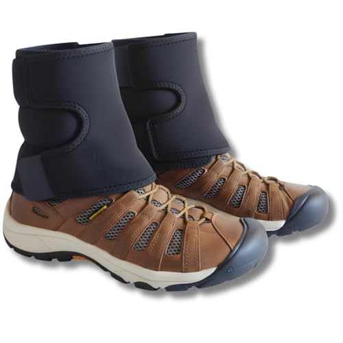 KURASALE ゲイター 登山 レッグカバー スノーシュー ゲーター マジックテープでワンタッチ装着 足カバー 防水 ショート ブラック 1枚目 画像