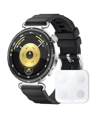 【体組成計セット】HUAWEI WATCH GT 6 41mm スマートウォッチ 最長14日間バッテリー 情緒/健康モニタリング 100種類以上スポーツモード GPS搭載 登山/ゴルフ/サイクリング iOS & Android対応 ブラック 1枚目 画像