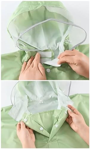 子供 レインコート カッパ ランドセル対応 男の子 キッズ レインポンチョ こども用 レインウェア 女の子 雨具 子供合羽 軽量 防水 速乾 大きいツバ 夜間反射 収納袋付き 雨ポンチョ 梅雨 豪雨 自転車 通園 通学 キャンプ アウトドア ネイビー Lサイズ 中間 画像