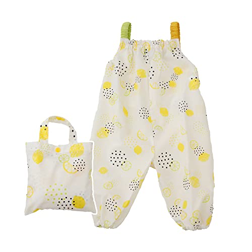 [オガワ] 小川 tenoe（テノエ） キッズ プレイウェア お砂場着 90cm（対応身長：85～95cm） 子供用 | ベビー 子ども プレイウエア ロンパース 遊び着 オーバーオール かわいい プレゼント 出産祝い レインウェア レインパンツ レインウエア(20TEC-PW しゅわしゅわレモンサイダー/86037) 画像1