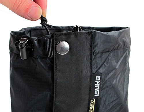 イスカ(Isuka) (ISUKA) ゴアテックス ライトスパッツ フロントジッパー 246301 ブラック 中間 画像