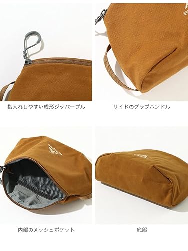 [マックパック] 登山用ポーチ 中型 収納 小物入れ クレセントポーチM ブラック 最後 画像