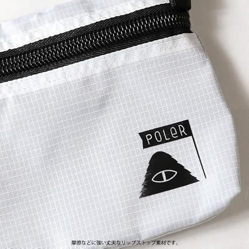 POLeR サコッシュ STAFFABLE CAMP POUCH 累計販売1800個突破 多ポケット リップストップ素材 軽量 アウトドア・フェス・旅行用 中間 画像