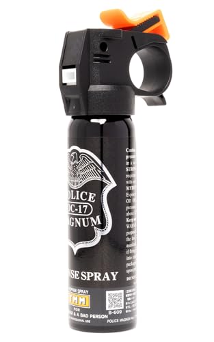 POLICE MAGNUM 熊撃退スプレー 中型 (全国の複数の国公立機関・地方自治体正式採用品/JSDPA認定品) B-609 1枚目 画像