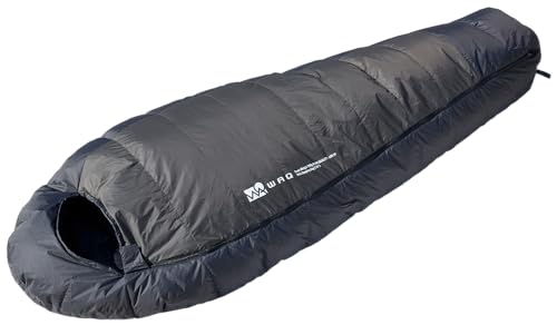 WAQ 寝袋 ダウンスリーピングバッグ ダウンシュラフ キャンプ マミー型 -30度対応 FP650 軽量 コンパクト アウトドア キャンプ 登山 車中泊 防災用 画像1