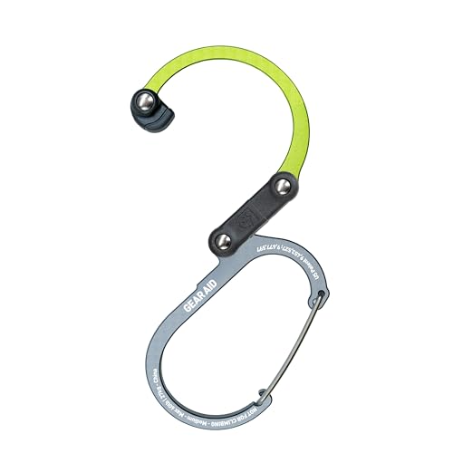 Gear Aid カラビナ型フック ヒーロークリップ ミディアム ネイビーグリーン 210013-907 最後 画像