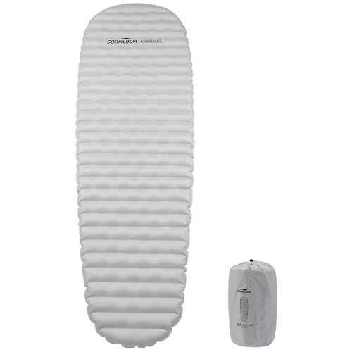 SoomloomキャンプエアーマットAURORA-4.5R値低温対応断熱耐寒空気入れポンプバッグ付きコンパクト軽量808gポータブルエアーベッド車中泊登山防災地震アウトドアキャンプインフレーターマット 画像1