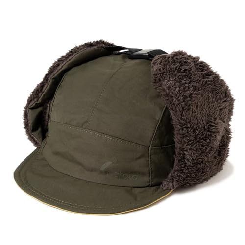 [ナコタ] 帽子 ロクヨンクロス フライトキャップ イヤーフラップキャップ 大きいサイズ メンズ レディース 軽撥水 スノボ 冬 可愛い オシャレ 黒 フリー(M) サイズ(頭周り56～58cm) カーキ 画像1