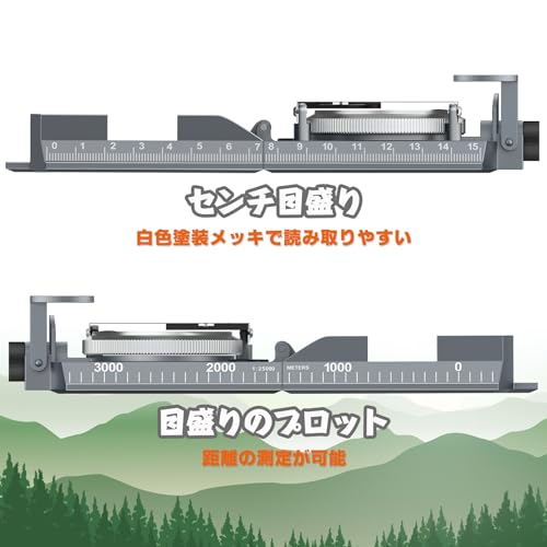 Proster 方位磁針 高精度コンパス 方位磁石 アルミ合金製 傾斜計付き IP65防水性 折り畳み式 収納バッグ付き 登山/狩猟/ハイキング/地質などのアウトドア活動に適用 中間 画像