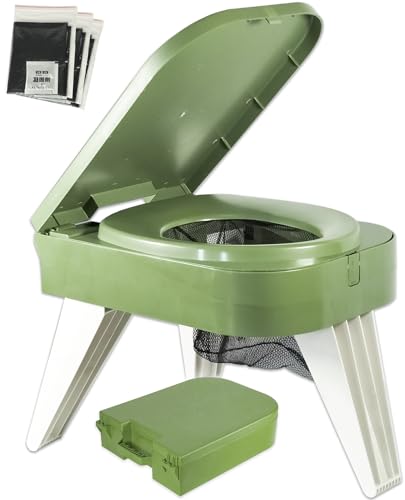 FUTUREFOX 【防災士推奨】 簡易トイレ 災害用 防災トイレ ポータブルトイレ コンパクト 耐荷重150kg トイレキット付属 (簡易トイレ（本体）) 1枚目 画像