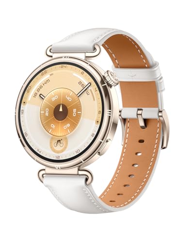 HUAWEI WATCH GT 6 41mm スマートウォッチ 最長14日間バッテリー 情緒/健康モニタリング 100種類以上スポーツモード GPS搭載 登山/ゴルフ/サイクリング iOS & Android対応 ホワイト 画像1