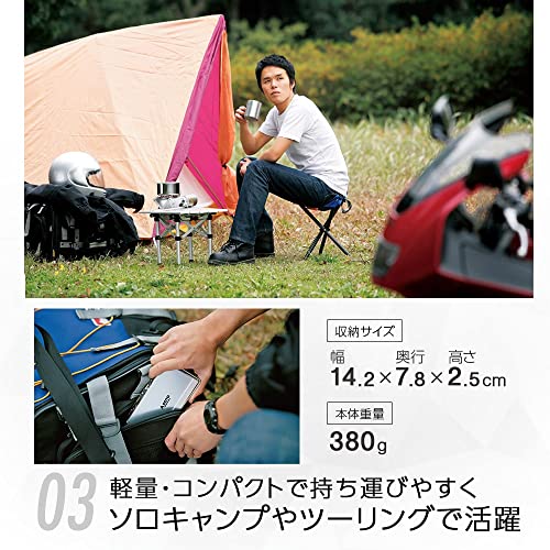 ソト(SOTO) 日本製 シングルバーナー 超薄型 (厚さ2.5cm) 収納ケース付 ソロ キャンプ ツーリング Gストーブ ST-320 中間 画像