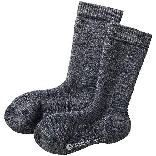 [ミズノ] アウトドアトラベルウェア ブレスサーモウール 極厚ソックス Go to by ミズノ B2JX9704 ネイビー 22.0-24.0 cm 画像1