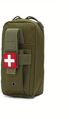 応急処置キット、屋外緊急キャンプ用品、止血帯と収納バッグ付きのポータブル医療キット(さまざまな色が利用可能) (绿) 画像1