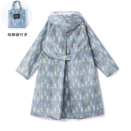 レインコート ランドセル 男の子 女の子 キッズレインウェア レインポンチョ 雨具 子供雨合羽 カッパ つば付き 防水 梅雨対策 超軽量 通気速乾 薄型 収納袋付き レイングッズ 自転車 通園 通学 アウトドア 6タイプ XLサイズ 中間 画像
