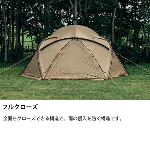 サバティカル SABBATICAL テント サバルパインドーム アウトドア用品 ドームテント 6人 8人 10人 防水 防風 アルミ製ポール 耐水圧3000mm UVカットPUコーティング 中間 画像